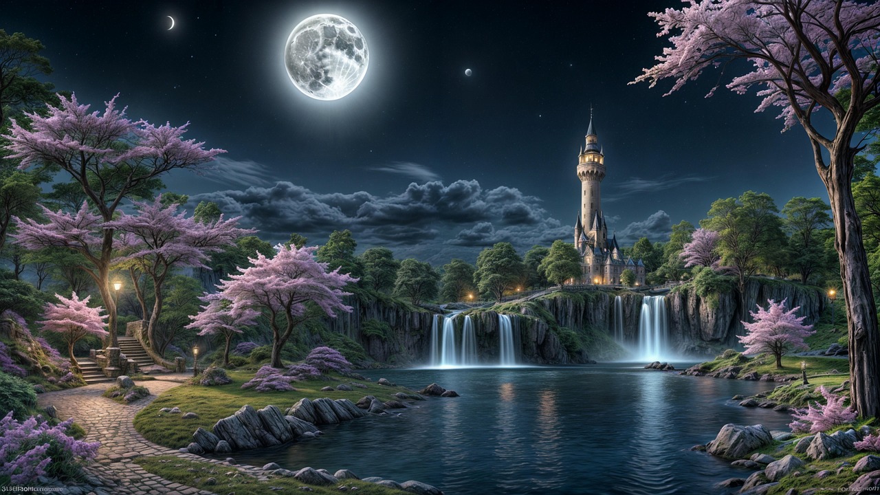 Setting the stage in Worldbuilding - Utopian landscape